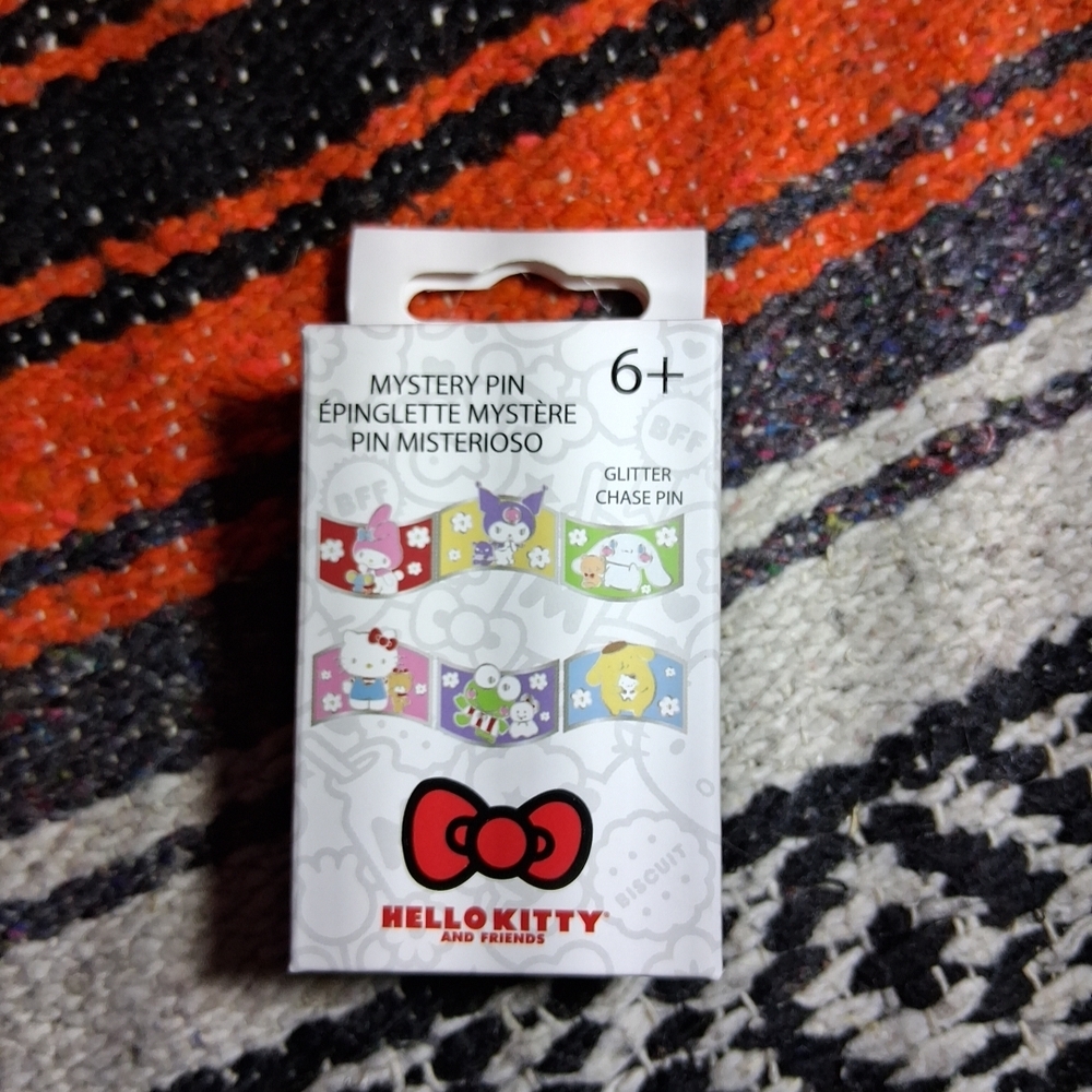 Loungefly Hello Kitty and Friends Glitter Mystery Pin Set - Multicolor